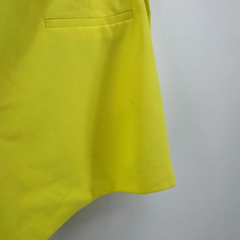 Alice + Olivia Steffie Belted Pleated Crepe Shorts Womens Size 14 NWT Bright - Picture 9 of 10
